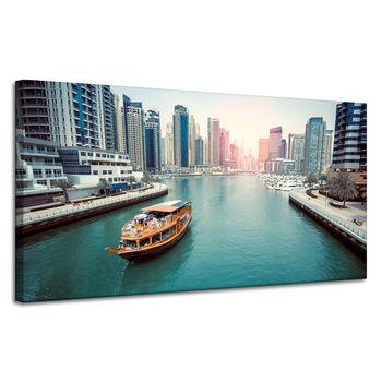 Obraz na plátně Architektura Pohled na mrakodrapy 120X60 cm