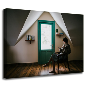 Obraz na plátně People Woman chillout 40x30 cm