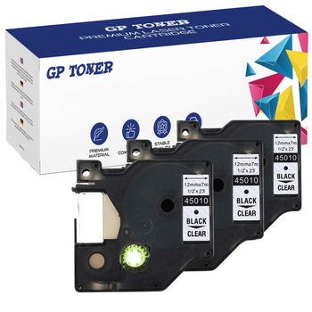 3x páska pro Dymo D1 45010 12mm x 7m GP-DY45010 x3