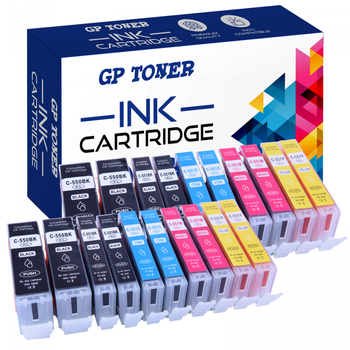 20x INK PRO CANON PIXMA iP7250 iP8750 iX6850 MG5450 PGI-550xl, CLI-551xl - GP-C550XLCMYKx4