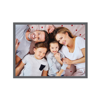 Vaše fotografie jako plakát WIZARD + rám z šedého kamene 29,7x21