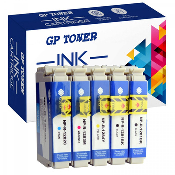 Náhradní inkoust pro Epson T1281 T1282 T1283 T1284 Epson Stylus Office BX 305 F 305 FW 305 FW Plus Epson Stylus S 22 SX 125 SX 130 GP-E1285CMYKK