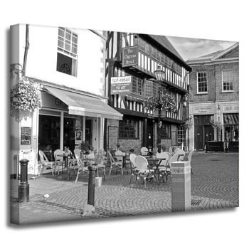 Obraz na plátně Architecture Cafe 40x30 cm