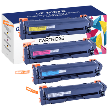 4x TONER PRO HP COLOR LASERJET MFP M281FDW CF540X CF541X CF542X CF543X -GP-HCF544X CMYK