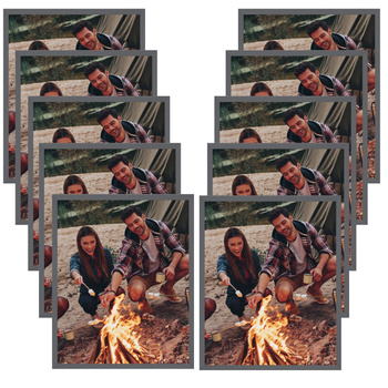 10x Šedý rám 21x29,7, I L13,15,064, Šedé kamenné plexi
