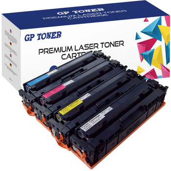 Sada 4x náhradní toner pro HP Color LaserJet Pro M180 M182n Series GP-H2414A BEZ ČIPU