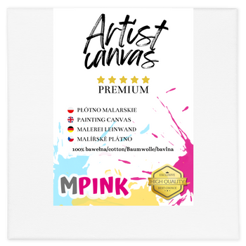 Malířské plátno 60x60 cm Bílé plátno Ideální pro malování