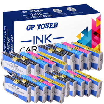 Sada 20x náhradních inkoustů pro EPSON WF-3830 4825 7800 GP-E405XL CMYKKx4