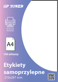 Samolepící štítek A4 210x297mm 100 ks MP-RL-A4-01-02-W1