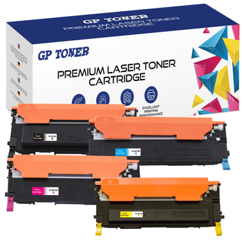 4x Náhradní toner pro Samsung CLT-K4072S/ CLT-K4092S CLP-310 CLP-315 CLP-320 CLP-325 CLX-3170FN CLX3185 - GP-S407/409CMYK