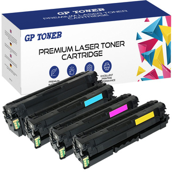 Sada 4x náhradní toner pro Samsung CLT-K506L N506L CLP-680 Series GP-S506CMYK