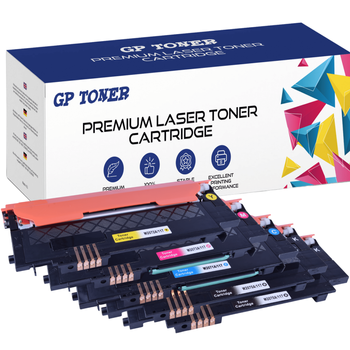 5x TONER PRO HP 117A 150A 150NW MFP178NW MFP179FNW W2070A, W2071A, W2072A, W2073A-GP-H2075A CMYKK CHIP