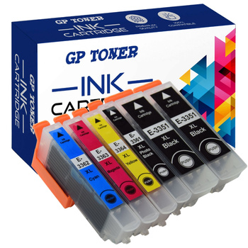 Sada 6x inkoustu nahradit pro Epson Expression Premium XP-530 540 640 Series GP-E3365XL CMYKK