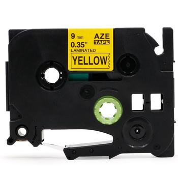 Náhrada pásky pro Brother TZ-621 Black na žluté