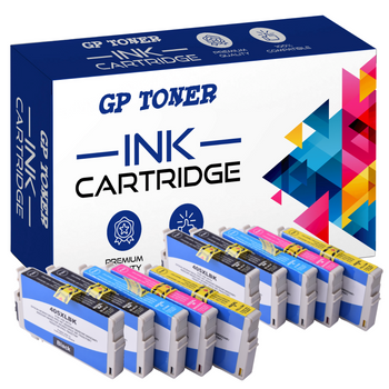 Sada 10x náhradních inkoustů pro EPSON WF-3830 4800 7800 Series GP-E405XL CMYKK x2 GP