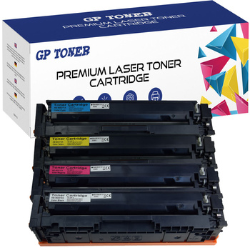 4x tonery proSada 4x náhradní toner pro HP W2212A W2213A Color LaserJet Pro GP-H2214A BEZ ČIPU HP GP-H2214A BEZ ČIPU
