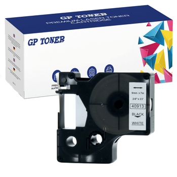 Páska pro DYMO D1 40913 7m 9mm Bílá GP-DY40913