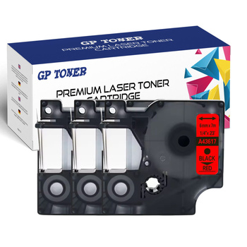 3x žlutočerná lepicí páska DYMO D1 7m 6mm GP-DY43617 X3