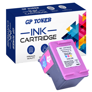 Kompatibilní inkoustová kazeta pro HP 302XL DeskJet 1110 2130 3630 4520 3830 - GP-H302XL CMY Color