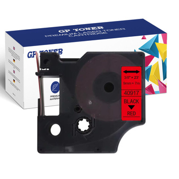 Páska DYMO D1 9 mm 7 m červená černá GP-DY40917