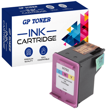 Kompatibilní inkoustová kazeta pro HP 703 DeskJet K109a K209a K510 D730 F735 - GP-H703XL CMY
