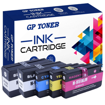 Sada 5x náhradních inkoustů pro HP OfficeJet Pro 276dw 8630 8660 GP-H950XL CMYKK