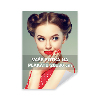 Vaše fotografie na plakátu designéra 20x30 cm