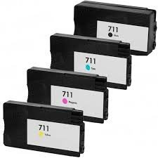 4x náhradní inkoustová kazeta HP Designjet T120 T520 CZ133A-32 - SADA GP-H711CMYK