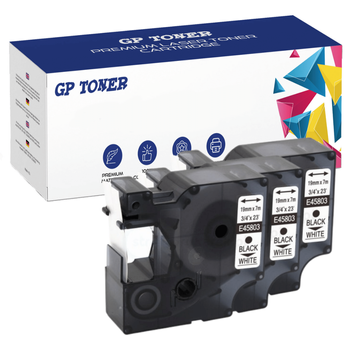 3x páska pro DYMO D1 45803 19mm x 7m GP-DY45803 x3