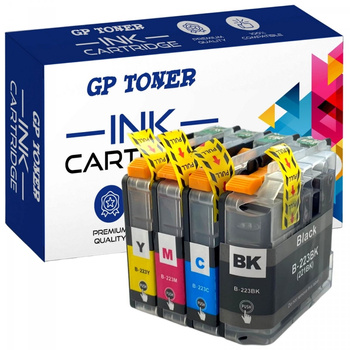 4x kompatibilní inkoustová kazeta Brother LC223 Brother DCP-J4120dw MFC-J4420dw J4620dw J5620dw - GP-B223CMYK XL SADA