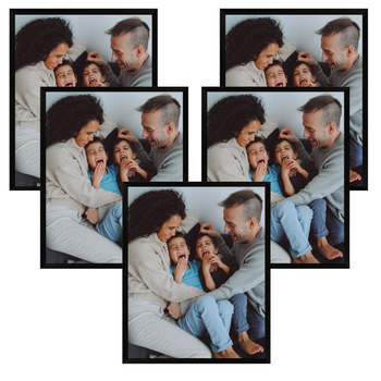 5x rám černý 50x70, I L13,15,051, plexi