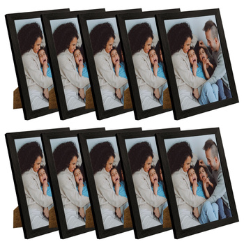 10x Black Frame 18x24, I L13,15,051, černý lak + ražba plexisklo