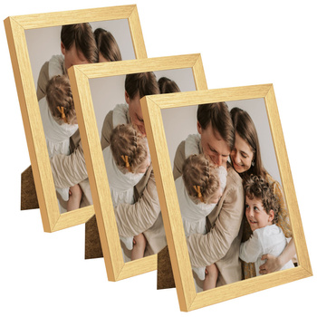 3x Zlatý fotorámeček 18x24, I L13,15,045 Plexi