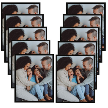 10x Black Frame 30x40, I L13,15,051, černý lak + ražba plexisklo