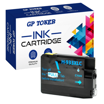 Kompatibilní inkoustová kazeta HP 933XL 6100, 6600, 6700, 7110, 7610 - GP-H933XLC azurová