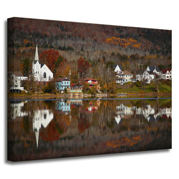 Obraz Architektura Malé město 40x30 cm