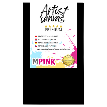 Malířské plátno 60X100 cm Černé plátno Ideální pro malování