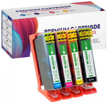 4x náhradní inkoustová kazeta pro HP 364XL Photosmart 5510 5520 6520 3070a 3520 - GP-H364XL CMYK GG Kit