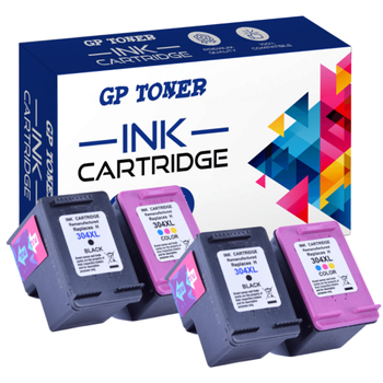 Náhradní inkoustové cartridge pro HP Deskjet 2630 3720 3735 GP-H304XL BK+CMY x2