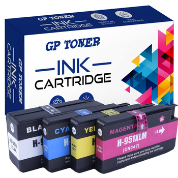 4x kompatibilní inkoustová kazeta HP 950XL 951XL OfficeJet Pro 251 276 8100 8600 - GP-H950XL GG CMYK KIT