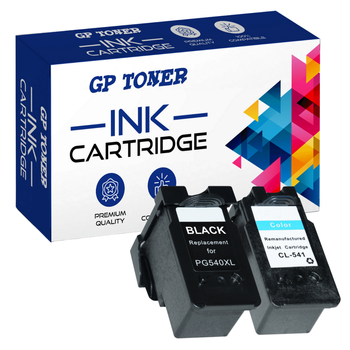 2x inkoustové cartridge pro Canon PG-540XL CL-541XL Pixma MG2150 MG3150 MG3250 MG3550 MX375 - náhradní sada GP-C540/541XL BK+CMY