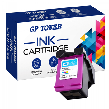 Kompatibilní inkoust pro HP 305 XL DESKJET 2710 2720 2721 Plus 4120 4122 - GP-H305XL CMY