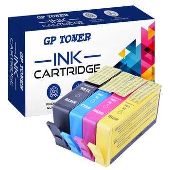Sada 4x náhradních inkoustů pro HP OfficeJet Pro 6900 6860 6970 Series GP-H903XLS CMYK GP