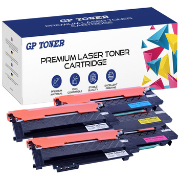 Sada 5x náhradní toner pro Samsung CLT-C404S CLT-M404S CLT-Y404S GP-S404CMYKK GP