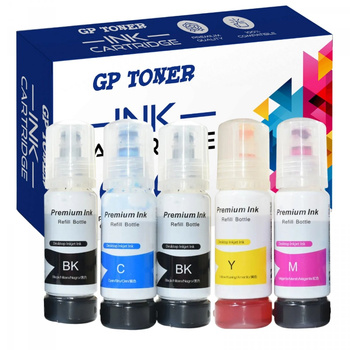 5x náhradní inkoust pro Epson 103 C13T00S14A, C13T00S24A, C13T00S34A, C13T00S44A, L1100 L1200 L1210 L1250 GP-E103CMYKK