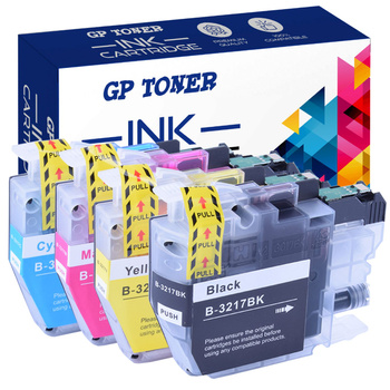 4x inkoustová kazeta pro Brother LC3217 MFC-J5330dw Sada MFC-J5730dw MFC-J5930dw
