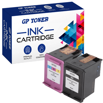 Náhradní inkoustové náplně pro HP 703XL DeskJet K109a K209a K510 D730 F735 - GP-H703XL BK+CMY