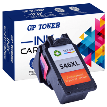 Inkoustová kazeta pro Canon CL-546XL Pixma iP2850 MG2450 MG2550 MG2950 - náhradní GP-C546XL barva