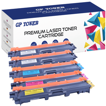 Kompatibilní tonerová kazeta pro Brother DCP-9015CDW DCP-9020CDW HL-3140CW MFC-9140CDN 9340CDW - GP-B245CMYKK