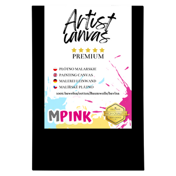 Malířské plátno 80X100 cm Černé plátno Ideální pro malování